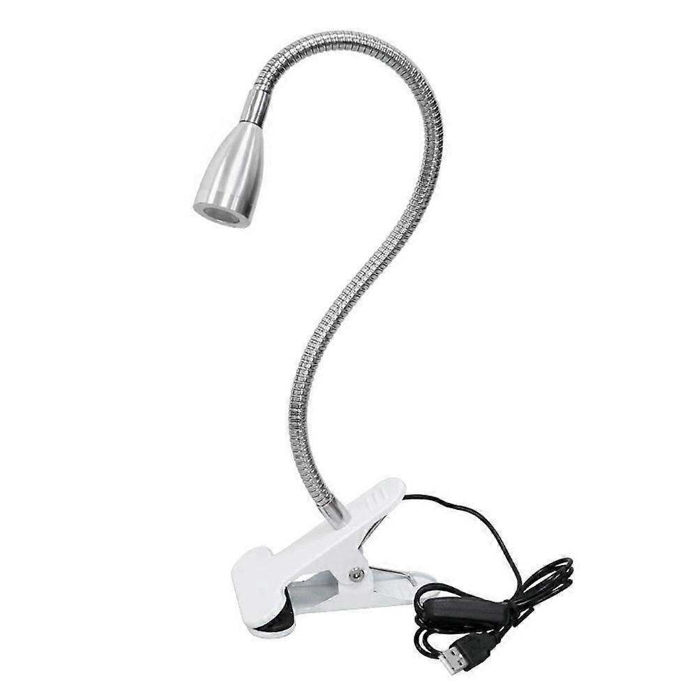 USB LED Lamp With Clip 3W Flexible LED Reading Book Lamp Warm White Desk Lamp