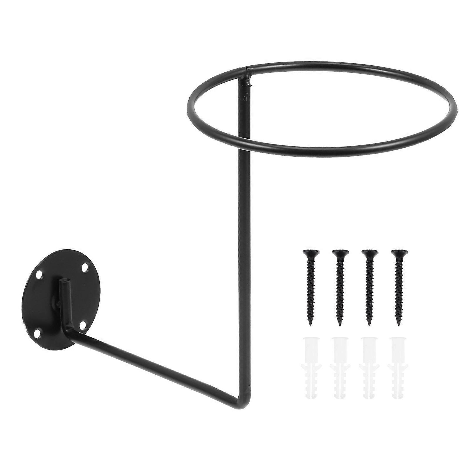 Rectangular Display Rack For Home Use And Exhibition Hall Black Iron Storage 1Pack