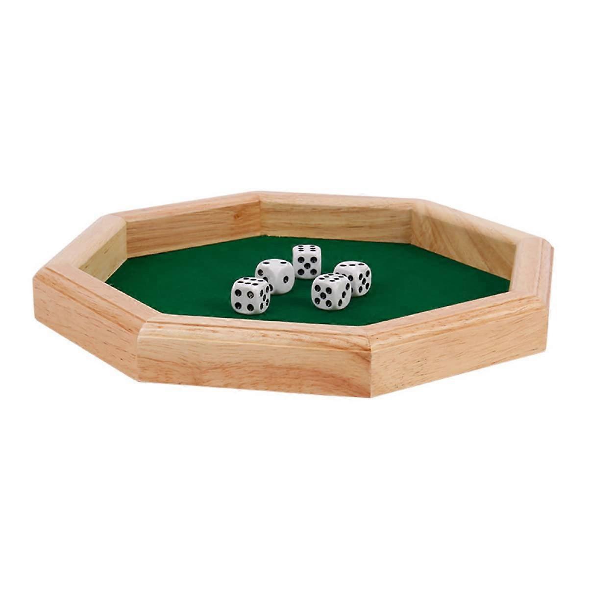 1 Octagonal Dice Game for Parties, Fun KTV and Bar Games for Family and Friends, Portable DoubleSided Flexible Design for Relaxing Evenings.