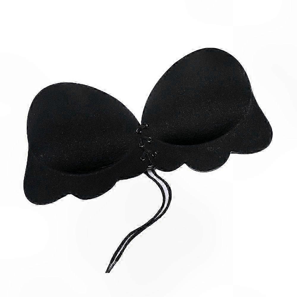 Invisible Silicone Bra with Drawstring, Lightweight Seamless Design for Comfortable Support