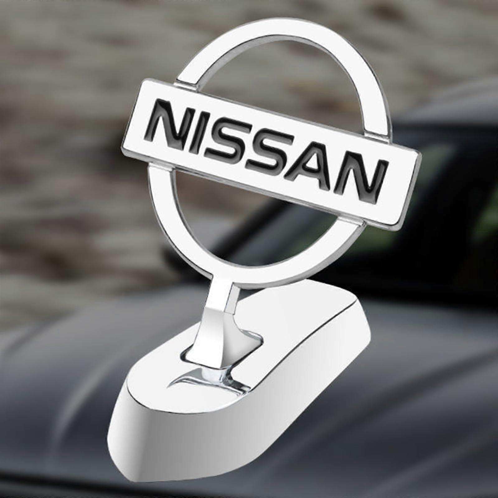 3D Chrome Car Badge for Nissan Qashqai, Self-Adhesive Hood Decals, Unique Auto Stickers, Easy Install Vehicle Emblems