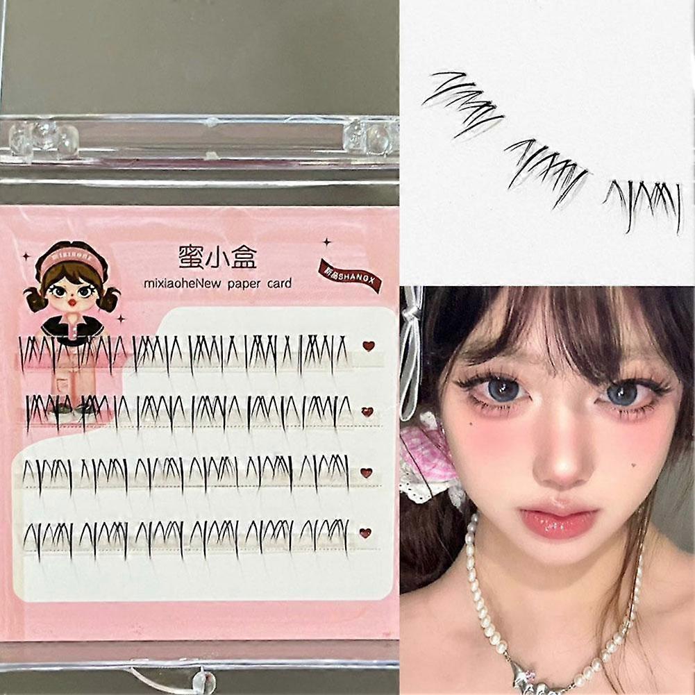 Under Eyelashes Single Cluster Large Capacity Simulation Fiber Eyelash Natural