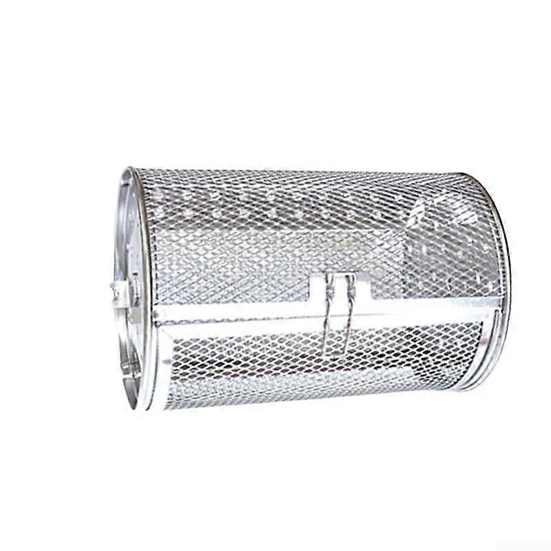 Barbecue Grill Basket Made of Stainless Steel, Portable Design for Camping and Picnics, 130x195 Size
