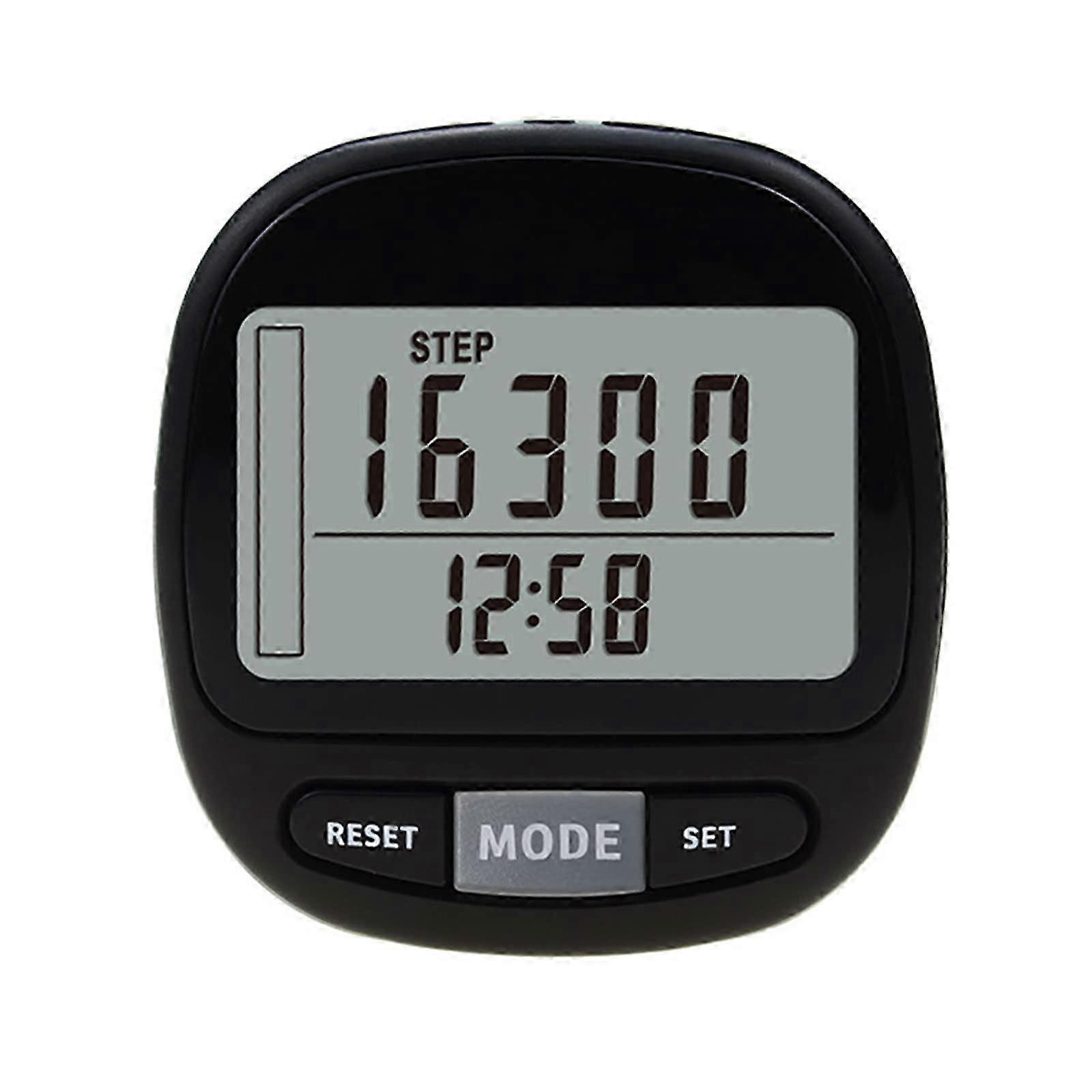 Pedometer for Walking 3D with Clip and Strap Distance Miles Calorie Counter Men Women Ref 2527