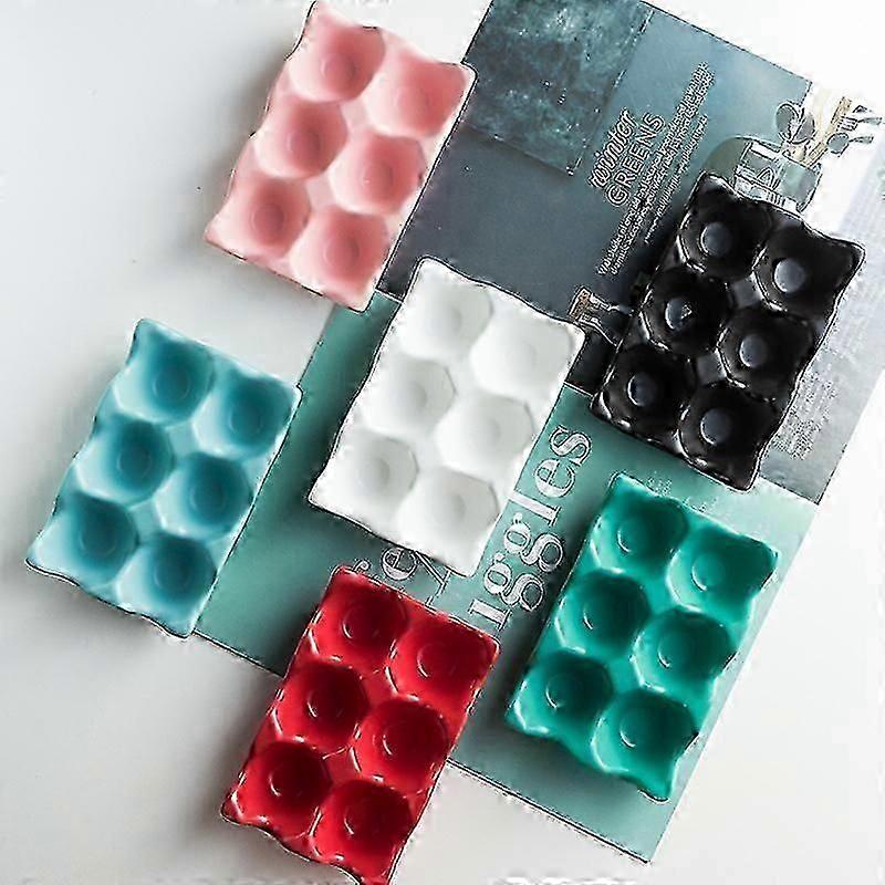 Creative kitchen supplies egg rack egg rack household ceramic tableware egg tray