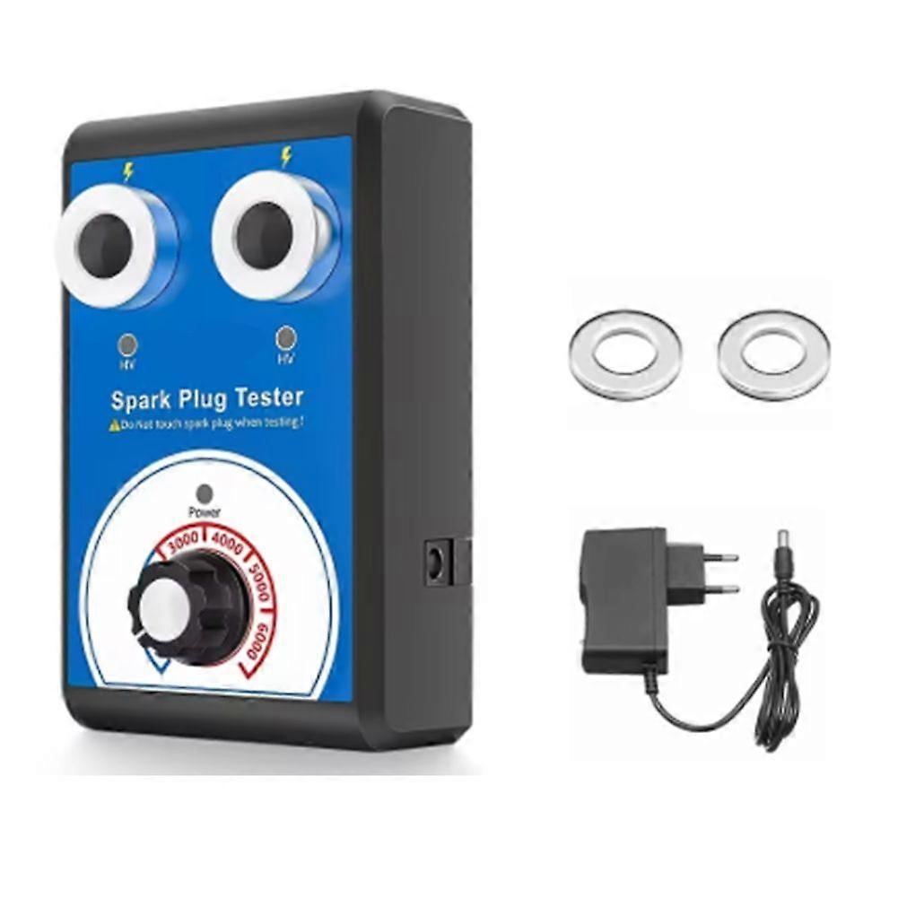 Spark Plug Tester Double Hole Diagnostic Tool Car 12V Spark Tester 0-6000rpm Auto Engine Ignition D