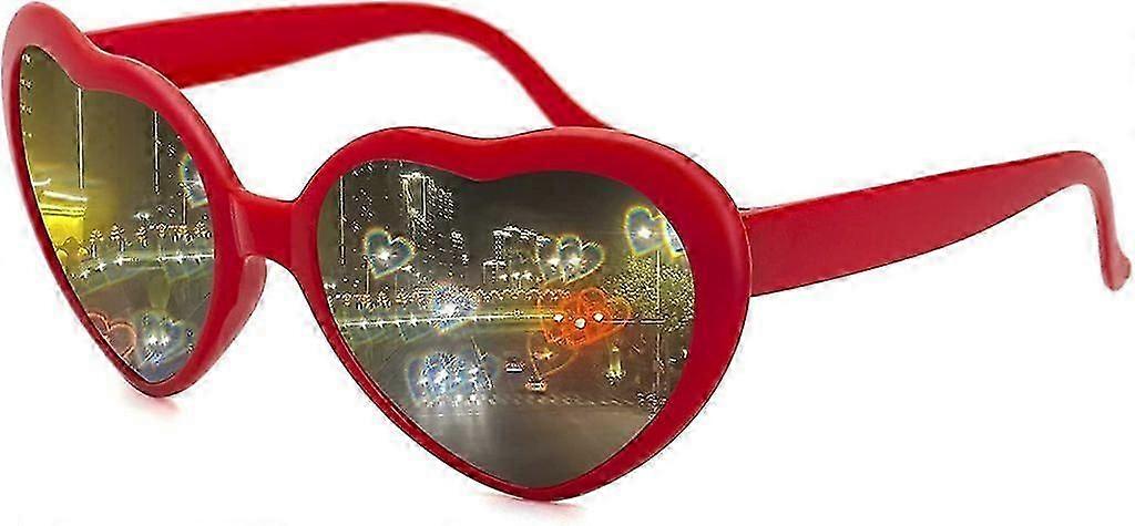 Heart-Effect Sunglasses - Colour-Shifting for Parties & Carnivals