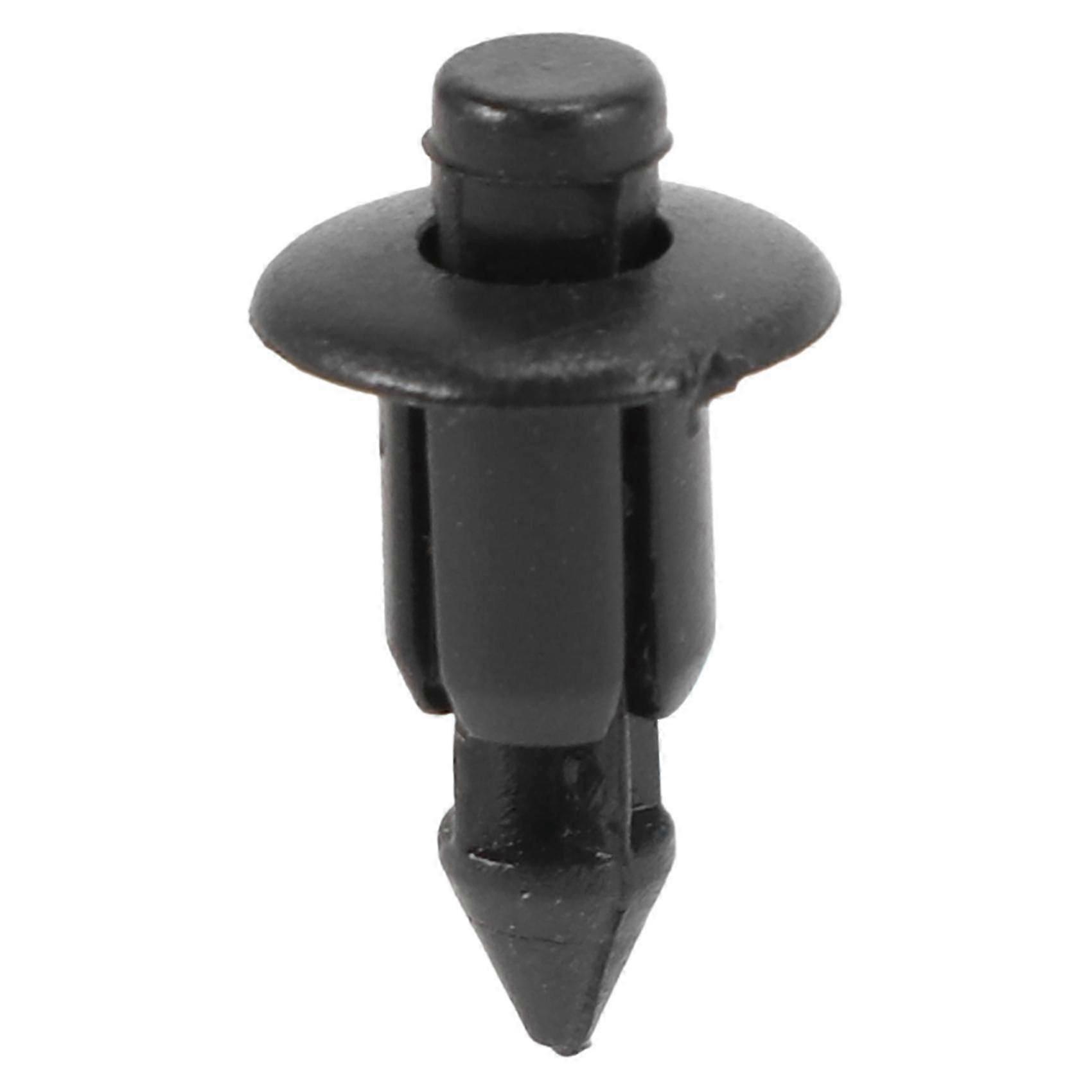 50x Πλαστικά Κλιπ Πινέλου Ποδηλάτου 6mm για Honda Yamaha Μαύρο