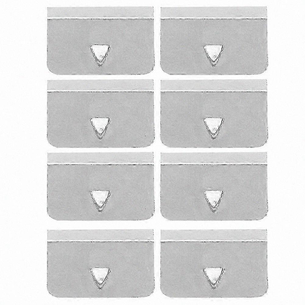 8-Piece Universal Wind and Rain Deflector Clips Set for Outdoor Use