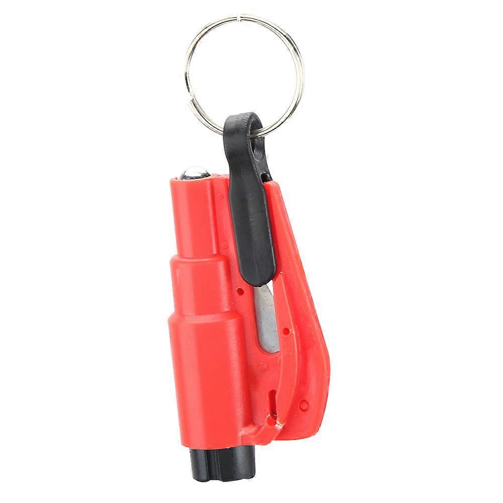 Multifunksjonell Mini Car Window Breaking Hammer Emergency Hammer Escape Tool (rød)