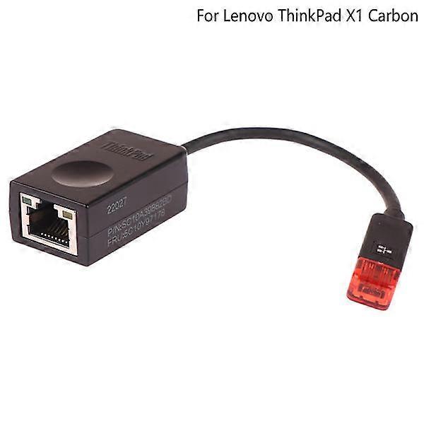 Original for ThinkPad X1 Carbon Ethernet Extension Cable Adapter Black