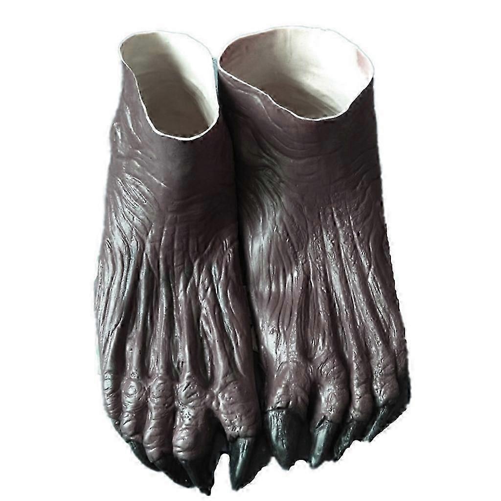 Scary Werwolf Pfote Fäustlinge Fußabdeckung Erwachsene Simulation Handschuh Latex Vivid Fäustling