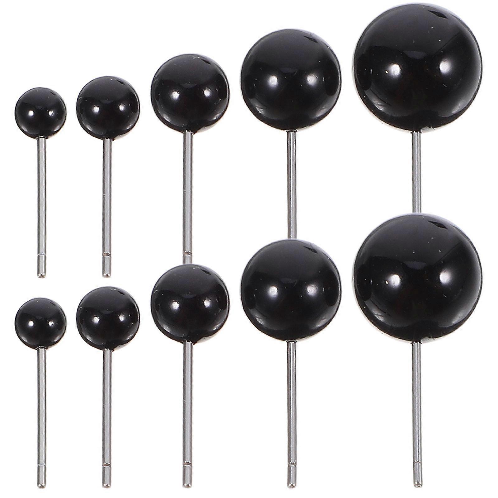 Craft Eyes Washers Black 100Pcs For Kids Toy Eyes Specifically For Handmaking And DIY Craft Activities In 5MM Size