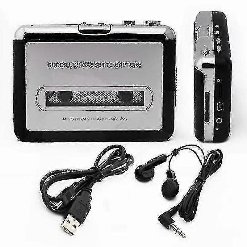 Portable Cassette Player & Walkman Audio Cassette Tape To Mp3 Converter, Convert Walkman Cassette To Mp3 Via Usb, Tape Recorder To Cassette