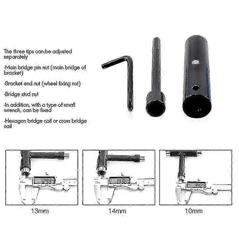 Skateboard Tools Multi-function Skateboard T Tool Accessory SZRH A-S