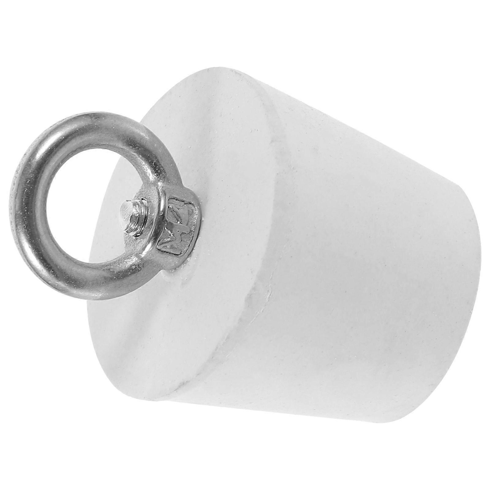Kitchen Sink Plug Made of Rubber for Kitchen Use White Color 6 Pieces Easy to Clean