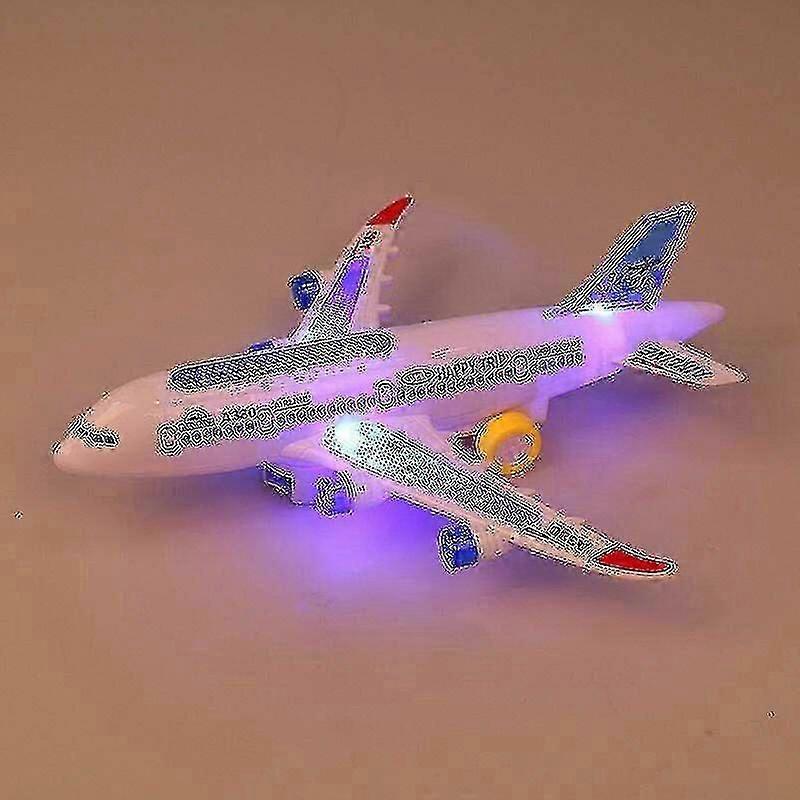 Electric Airliner Toy Plane with Music, Lights, and Sound Features - A380 Style Passenger Aircraft Toy 1