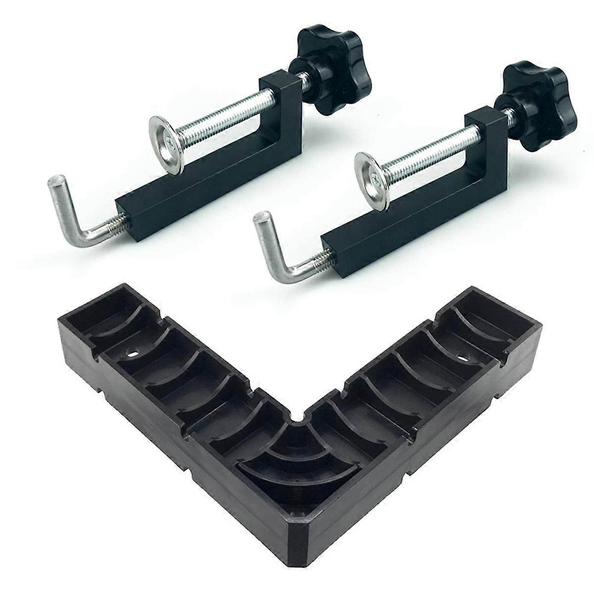 Woodworking right angle clip photo frame jig set B