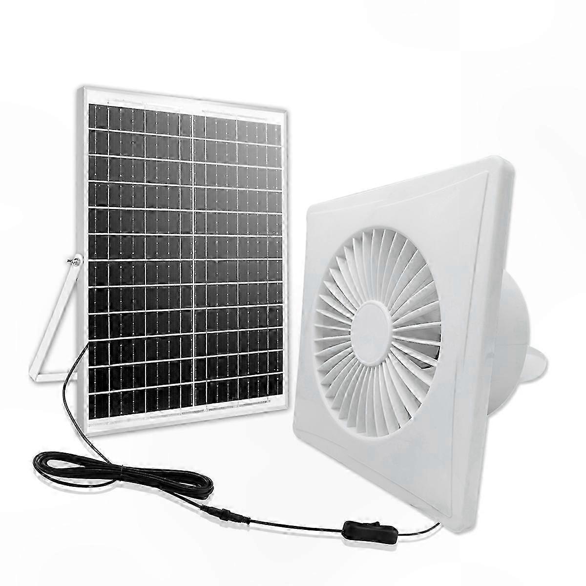 Solar-Powered Ventilation Fan for Chicken Coops with 8W Panel, High-Speed Silent Operation, Green Energy Solution