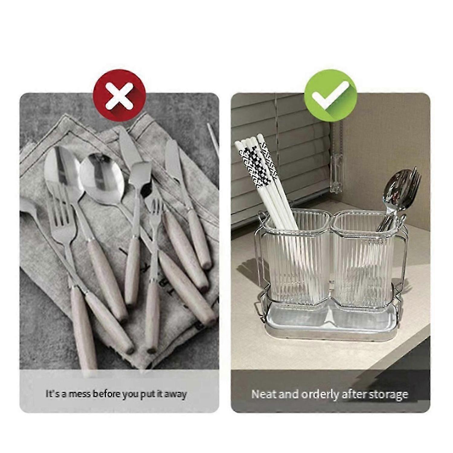 A-Toothbrush Holders for Bathroom, 2 Cup Toothbrush Holder, Removable