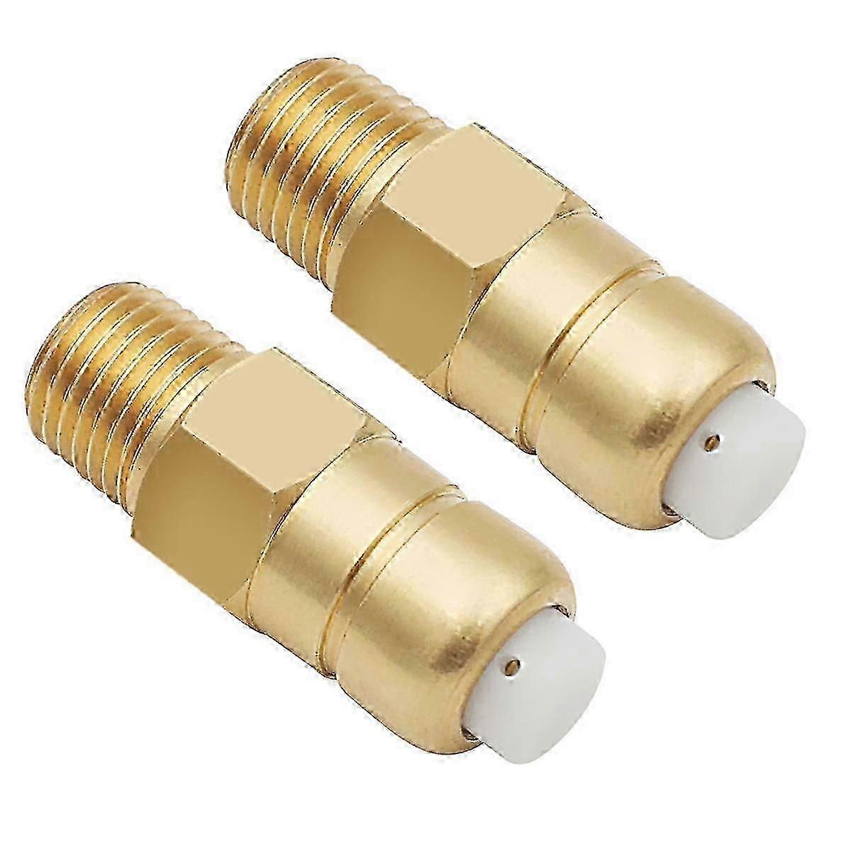 2 Pcs 1/4" NPT Thermal Relief Valve for Pressure Washer Pump, Replacement Release Valve