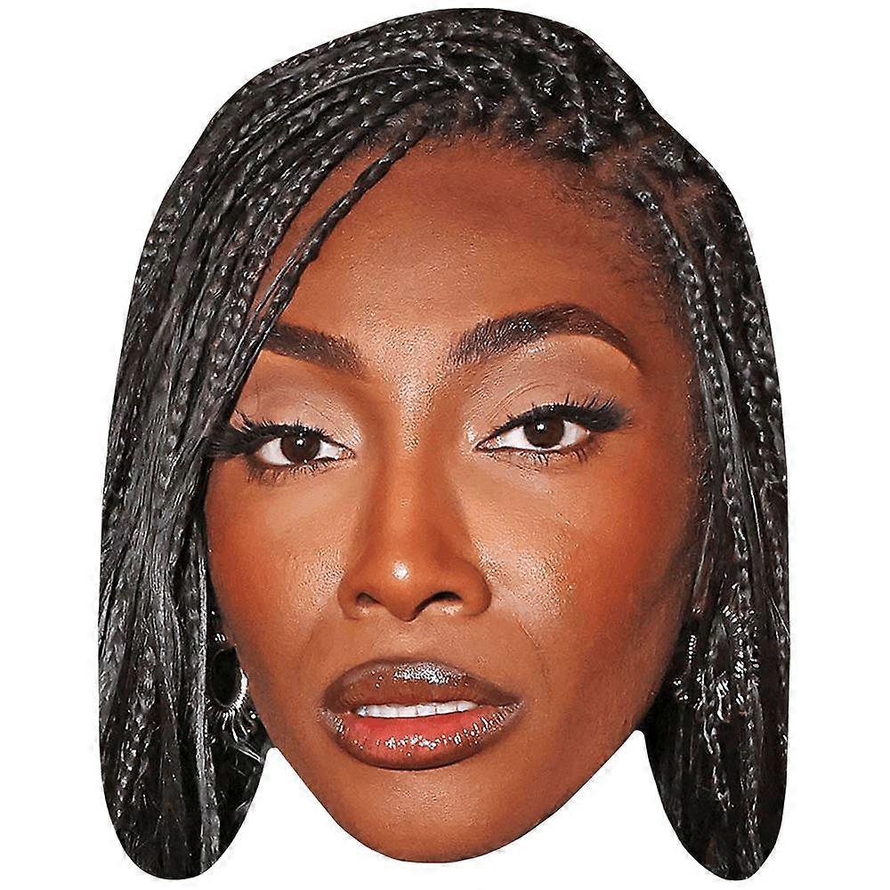 Georgia Medley (Braids) Celebrity Mask, Flat Card Face