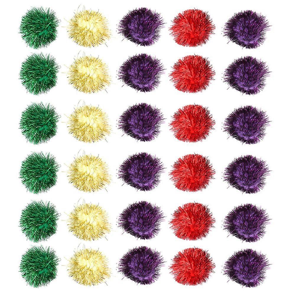 Interactive Cat Tinsel Balls for 60Pcs Pet