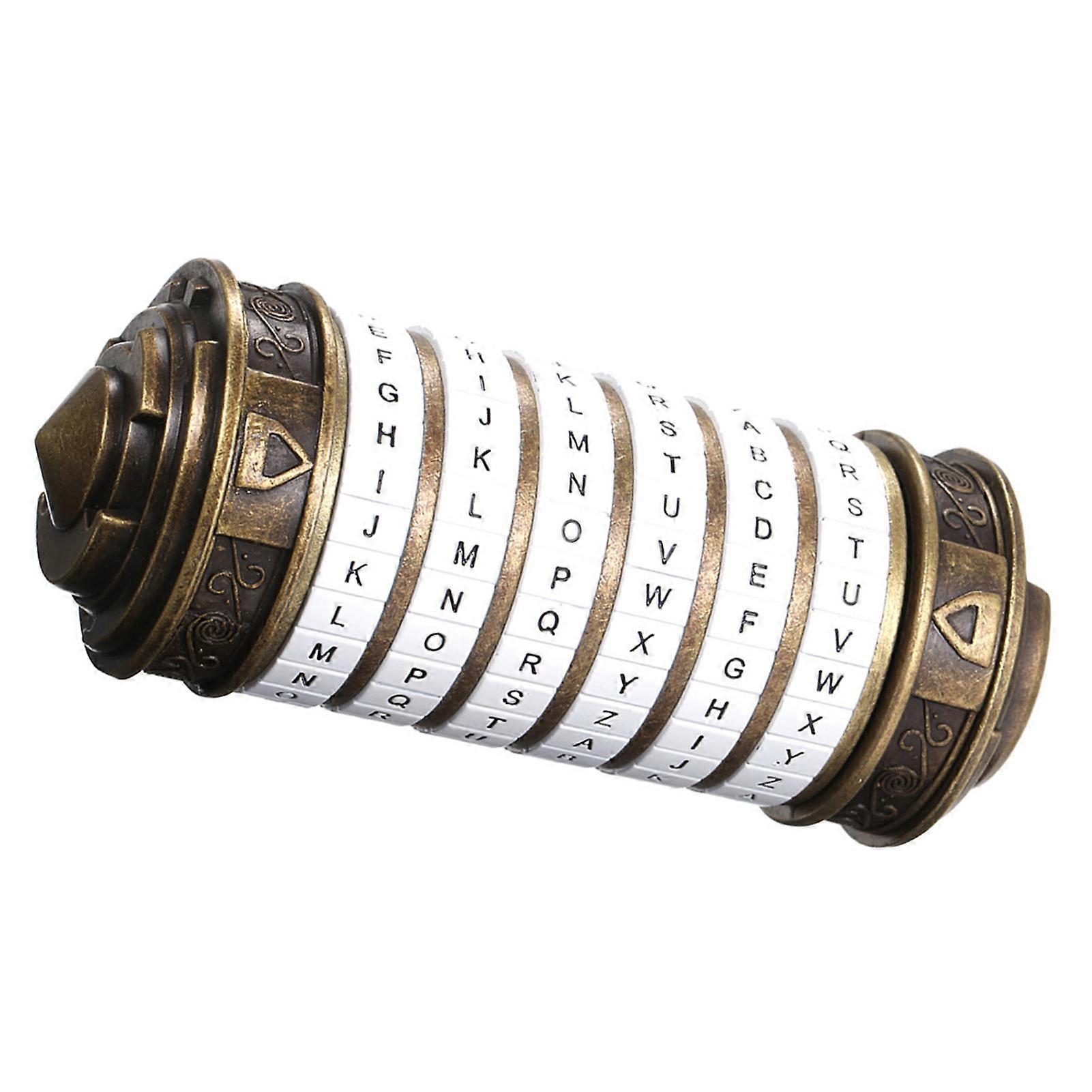 Metal Cryptex Lock Puzzle Box, 136x52mm Zinc Alloy Wedding Gift | Fruugo UK