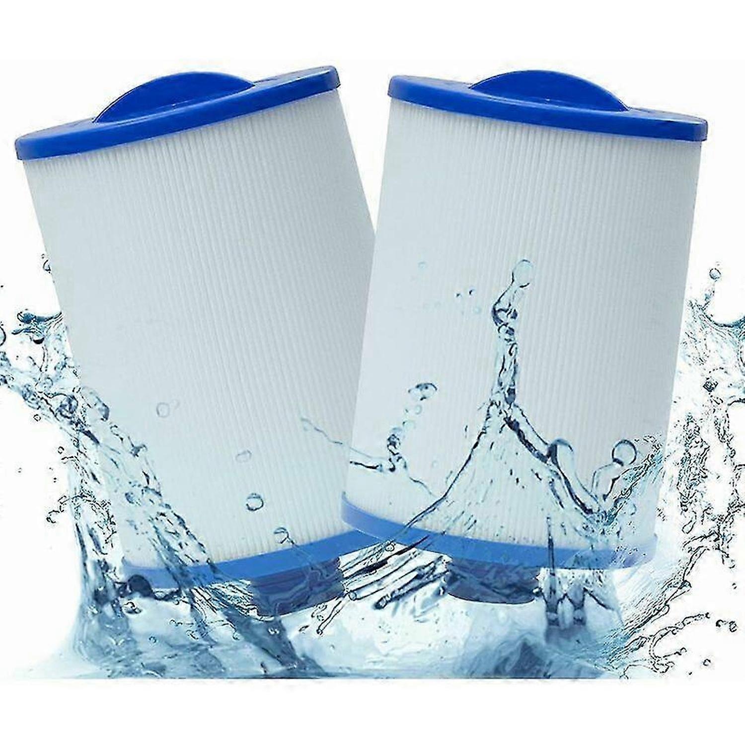Set of 2 Cartridge for Jacuzzi Filter, for Spa, Unicel 6CH-940, Pleatco PWW50P3, Waterway Front Access Skimmer and Filbur FC-0359