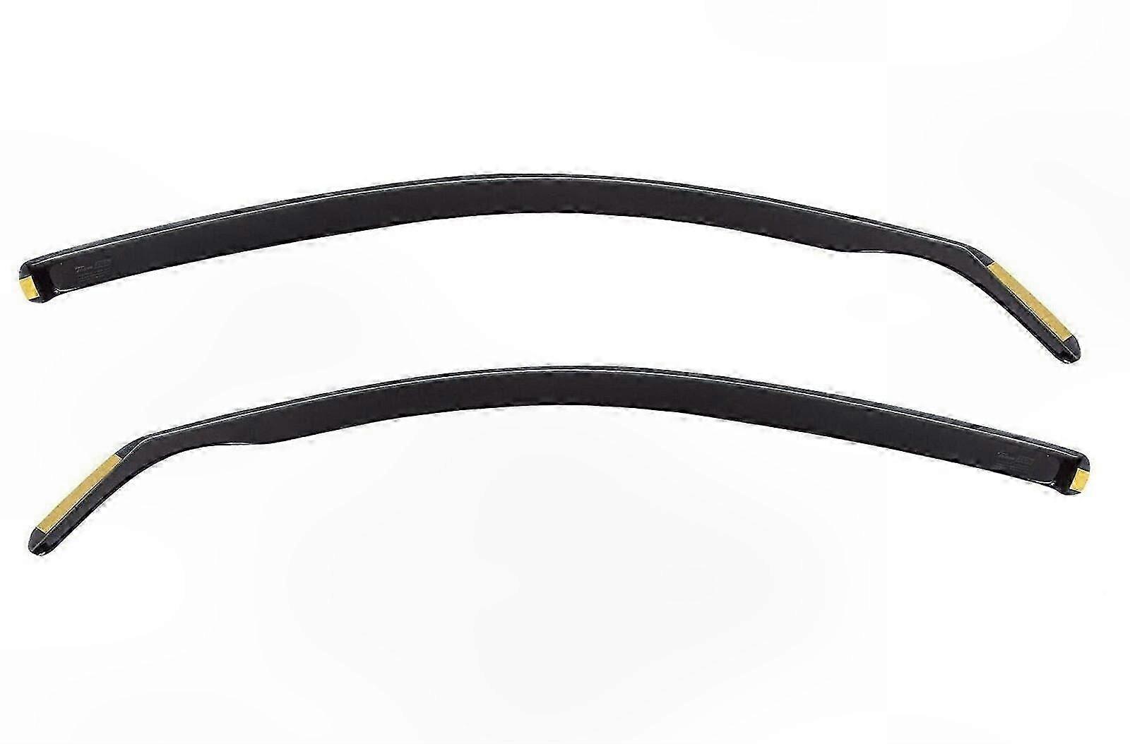 Aerodynamic Wind Deflectors for Micra K12 3-Door 2002-2010, Tinted Rain Guards, Front Set of 2