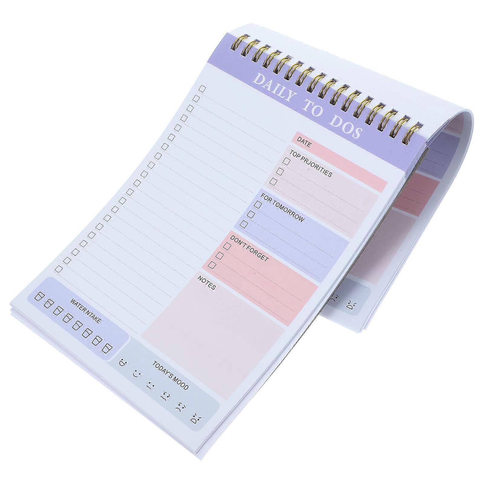 Planner Notepad for Daily Schedule 3Pcs Portable Tear Off to Do List Notepad