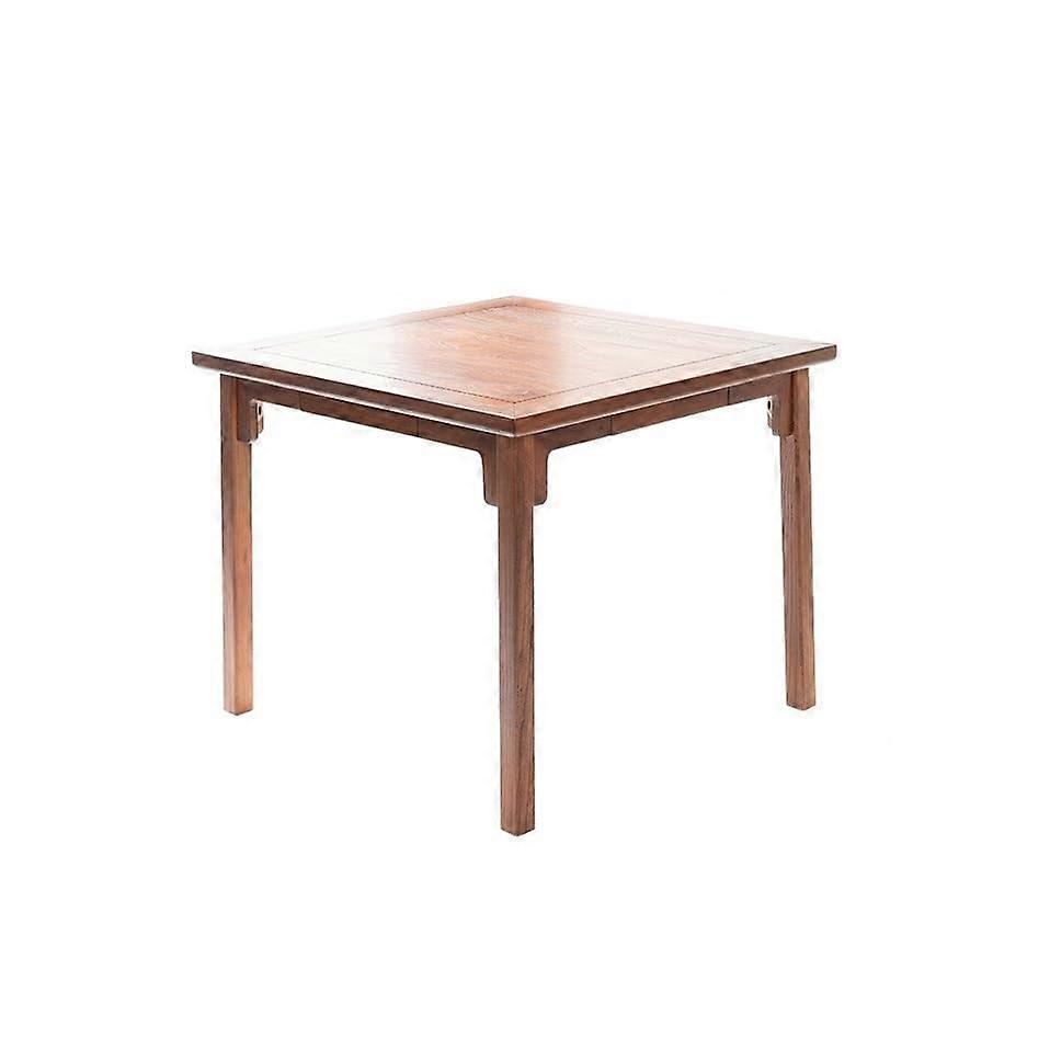 Dining Table Wooden Square 90x76cm Chinese Style Small Apartment Multipurpose Chess Card Tea Table Kitchen
