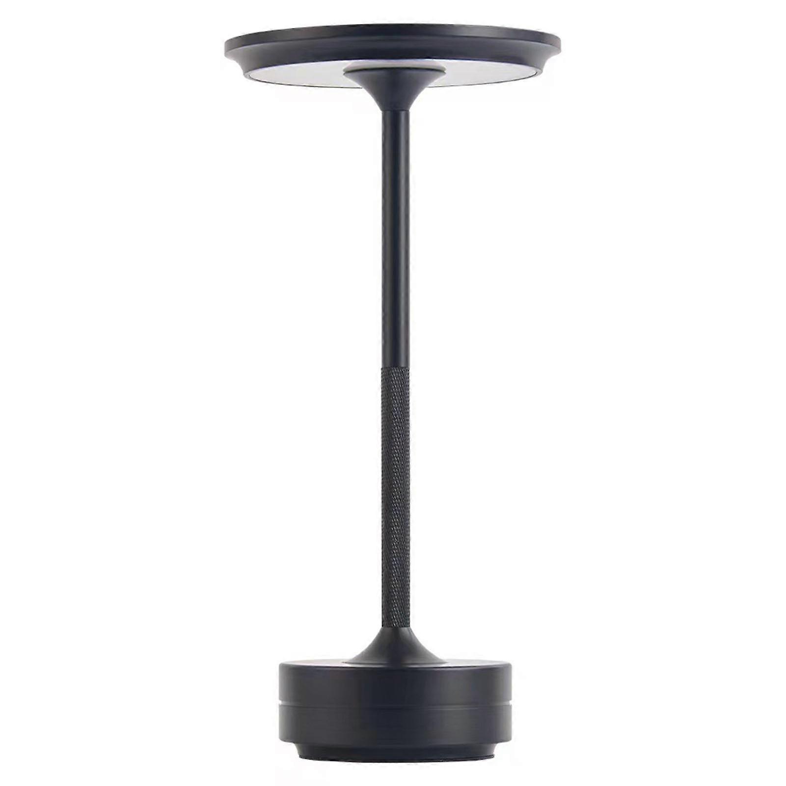 Metallic Cordless Table Lamp Dimmable & Rechargeable Waterproof Desk Light