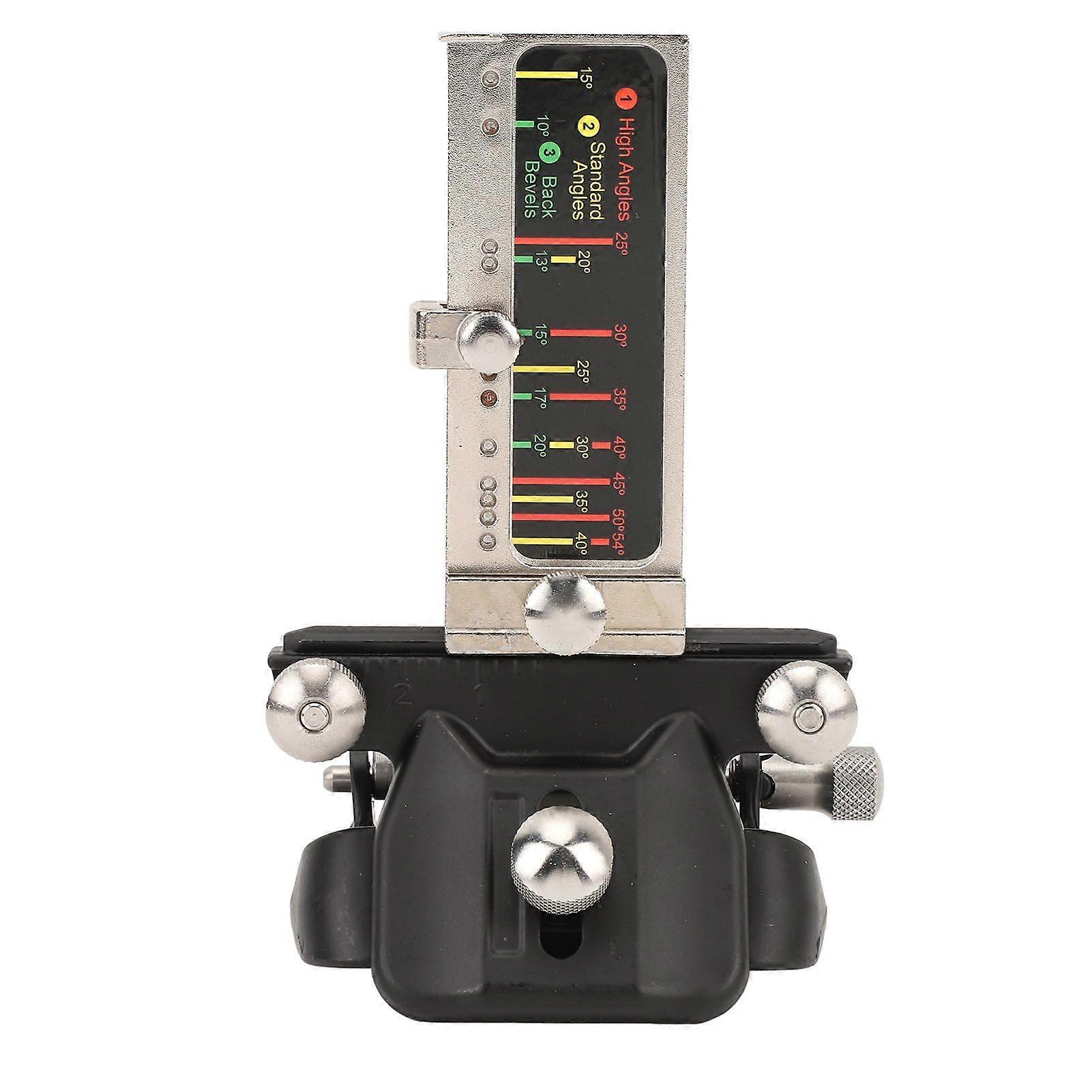 Honing Guide System Aluminum Alloy Manual Angle Adjustable Woodworking Chisel Sharpening Kit