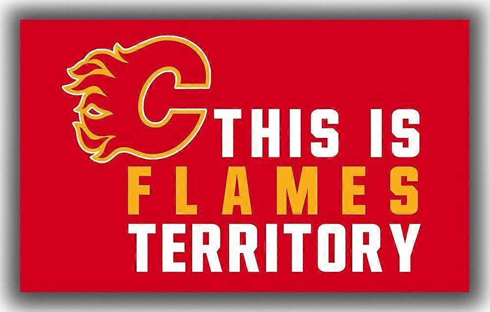 Bandeira Memorável do Time de Hóquei de Calgary Flames Fans Territory Banner
