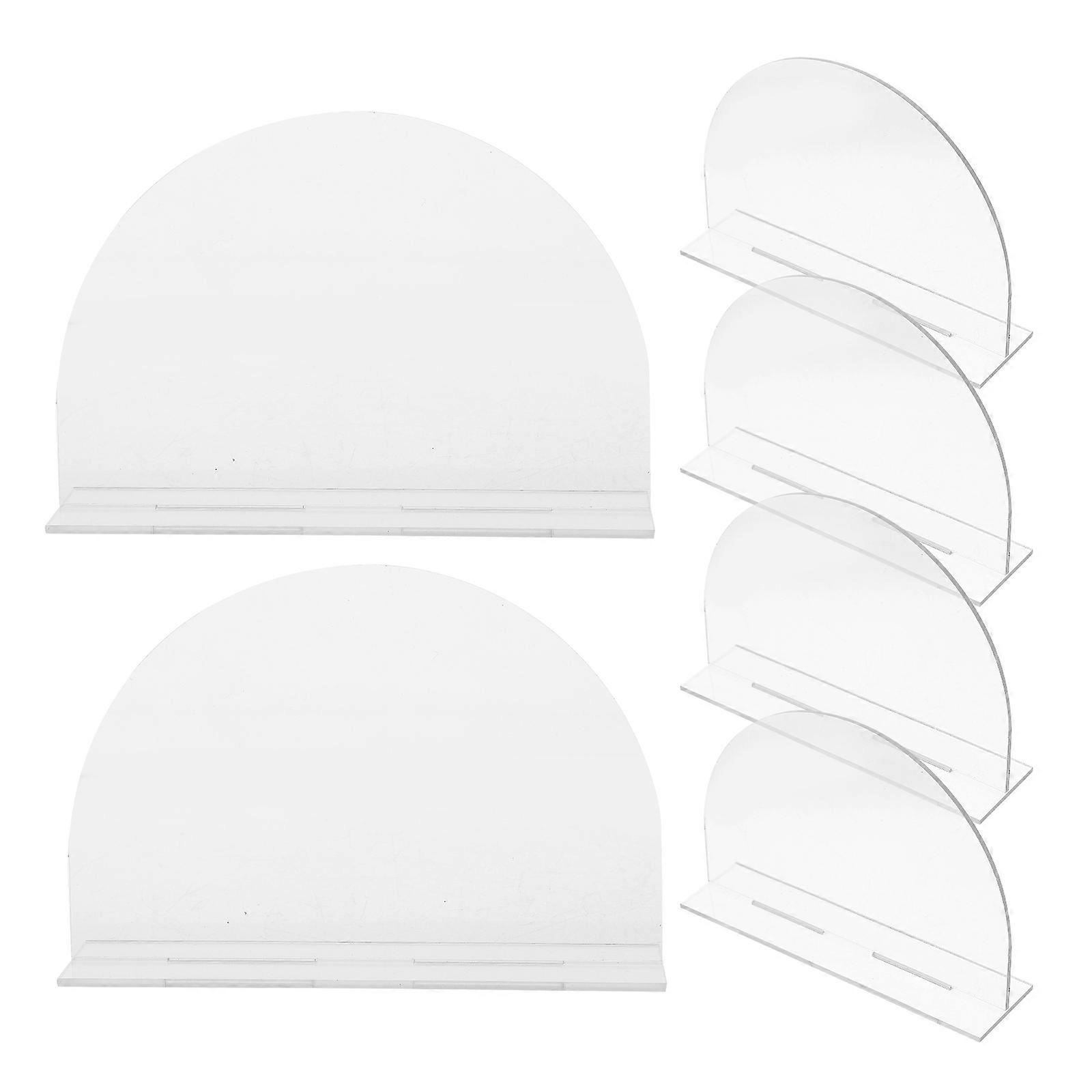 Acrylic Table Sign for Wedding Reception 12Pcs Clear Table Number Cards