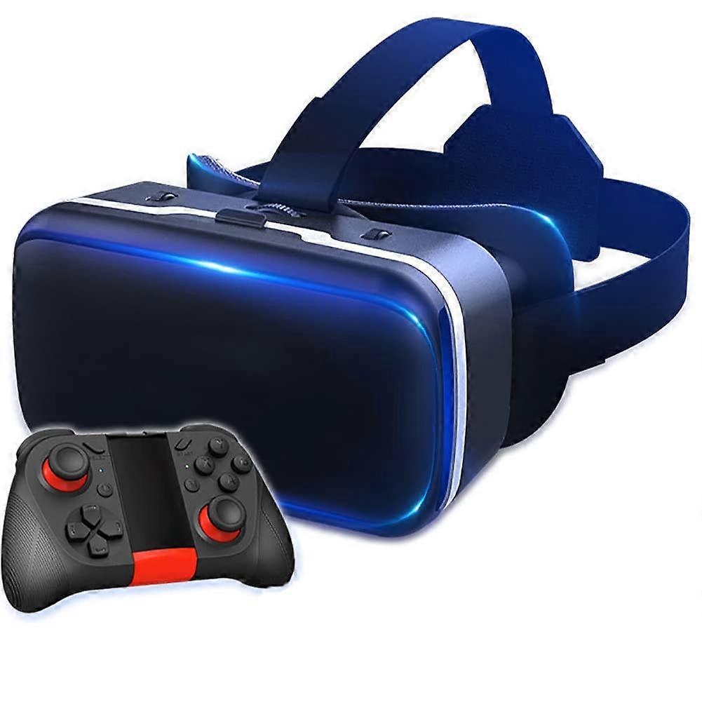 VR Headset with Controller For 4.76.6 Inch Mobile Phones 3D Games And VR Video Experience For Children And Adults