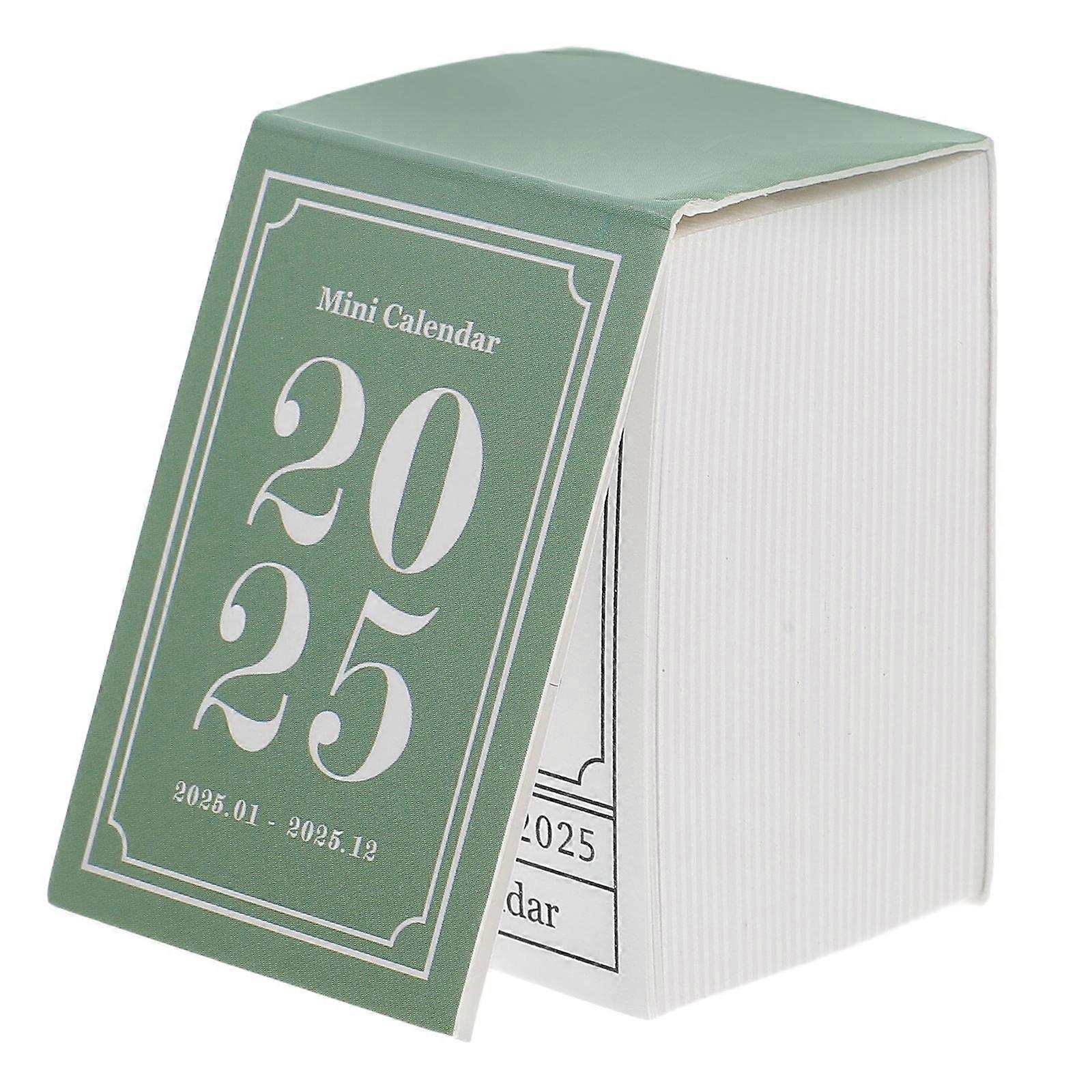 Standing Flipped Calendar 2025 Desktop Calendar for Home Use 3Pcs