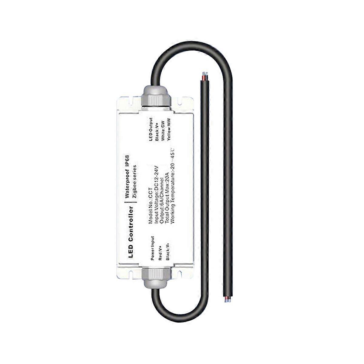 Tuya Zigbee DC12V 24V LED Strip Waterproof Controller IP68 CCT