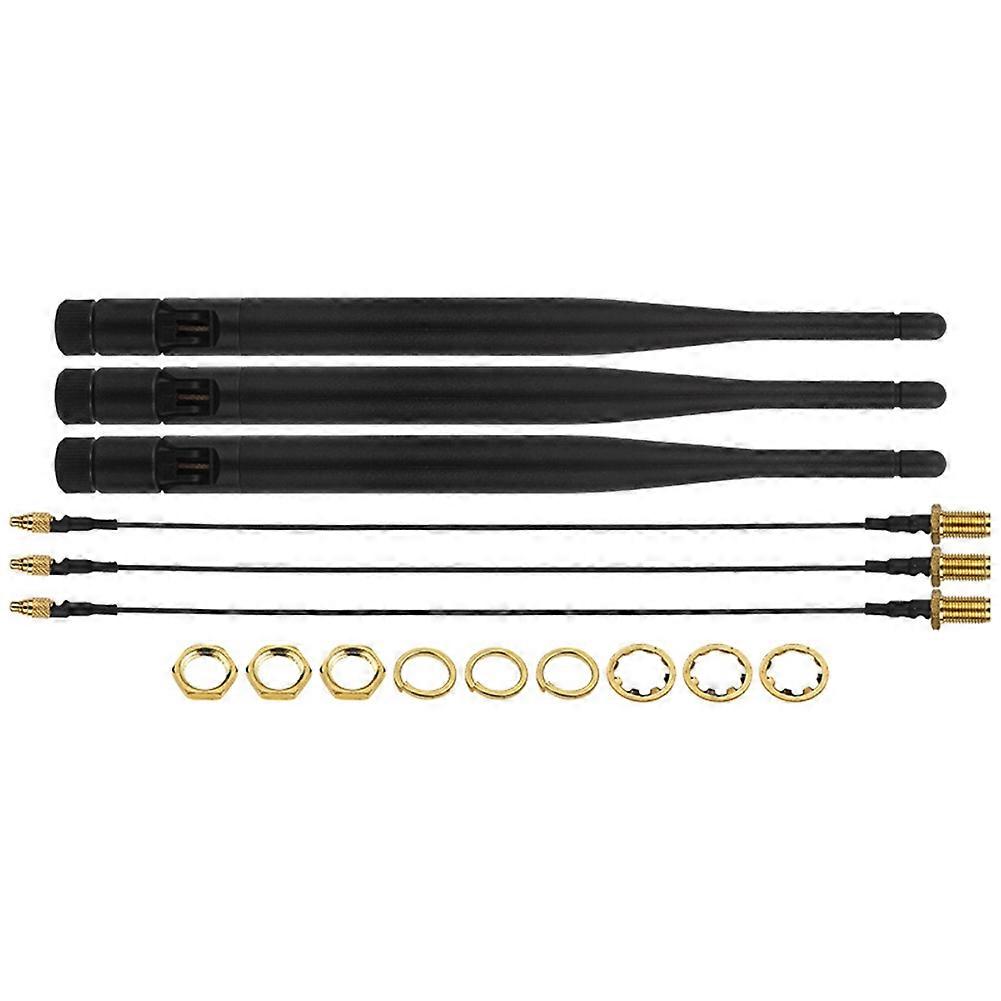 For Banana Pi OpenWrtOne Antenna MMCX Straight to SMA Female External Antenna