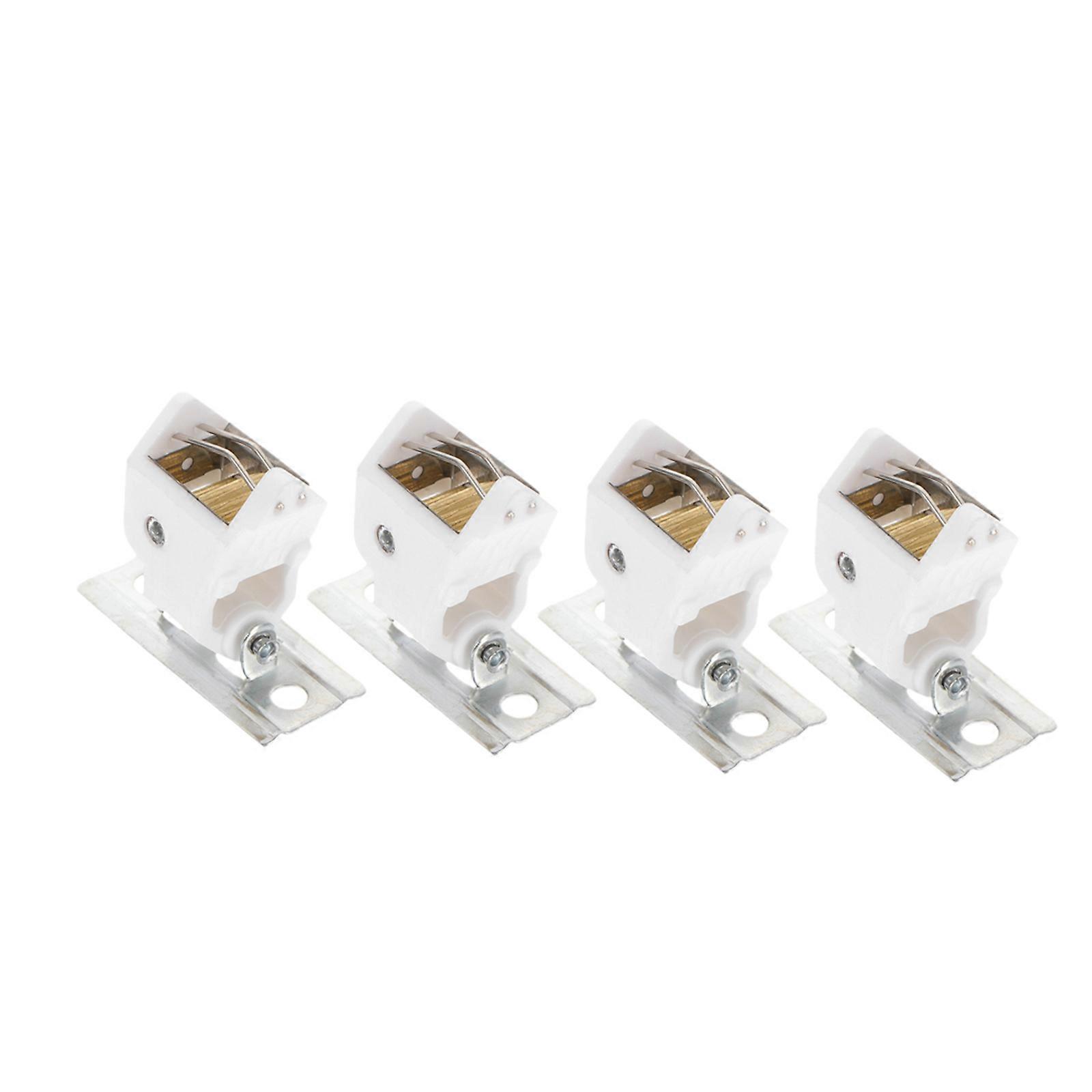Universal Roman Shade Lock Pulley Lock for Curtain 8Pcs Silver