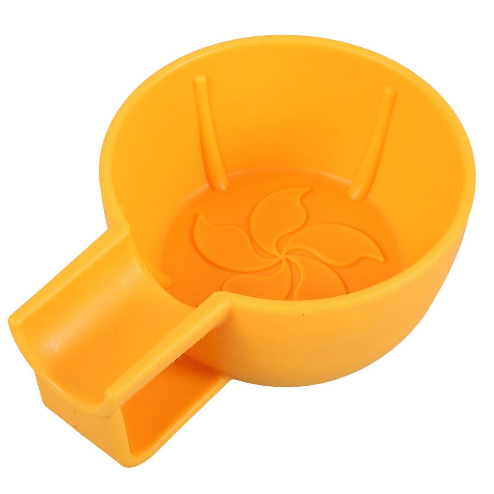 Shaving Soap Bubble Bowl Yellow for Home Use 4Pcs Plastic Shaving Bowl