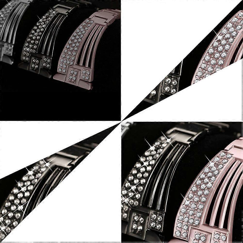 Watchband Replacement Stainless Steel Strap for Smartwatch 2Pcs Set