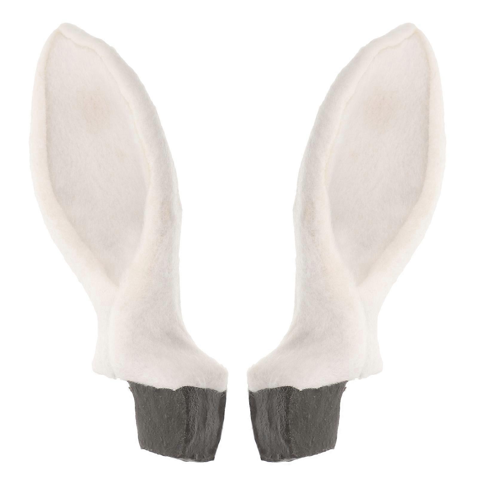 Deer Antlers Artificial Antler Headband DIY Accessories 2Pairs White