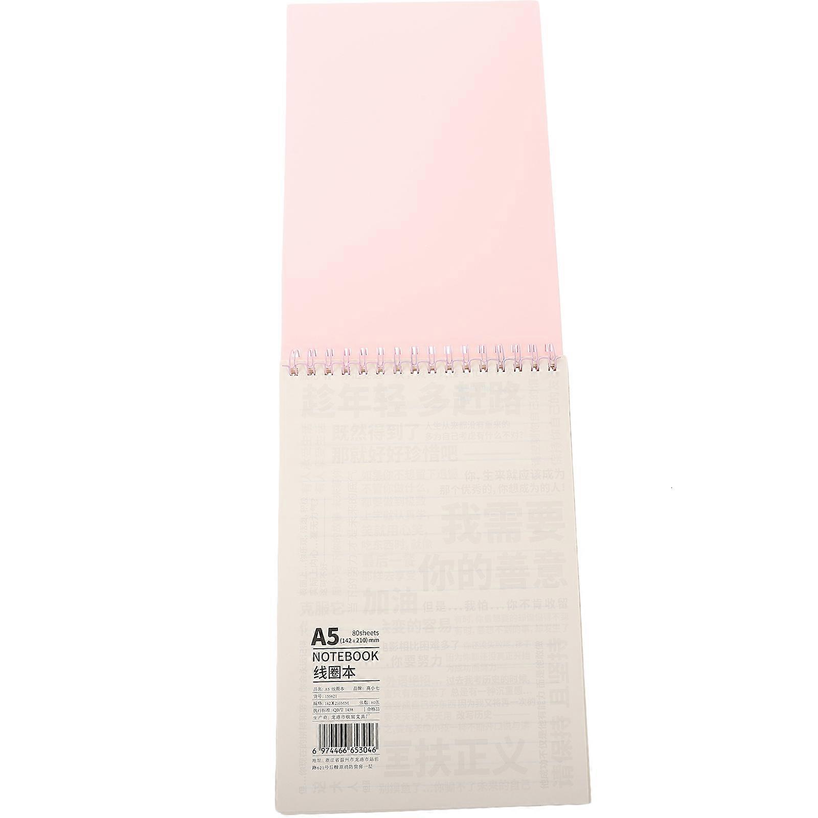 Small Journal Notebook Spiral Notebook for Daily Use 2Pcs Pink Office