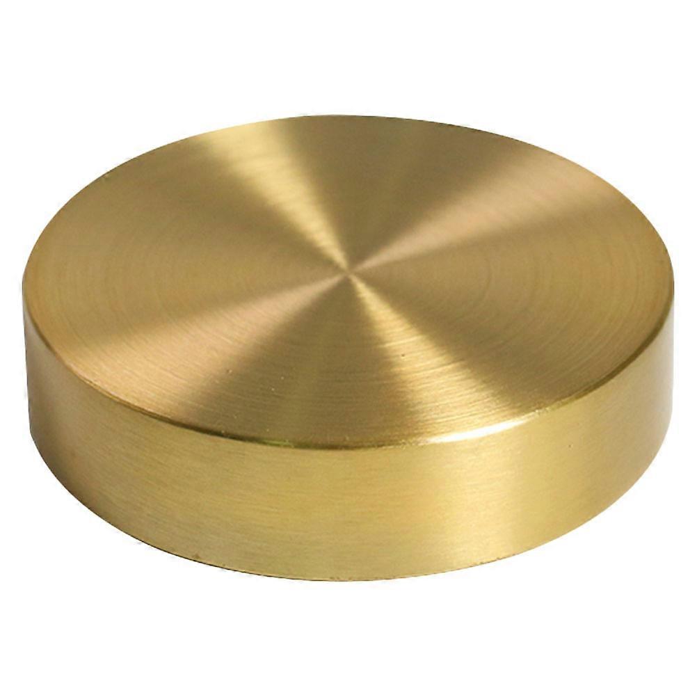 Brass Round Paperweight Calligraphy Supply with 2Pcs for Office Decoration