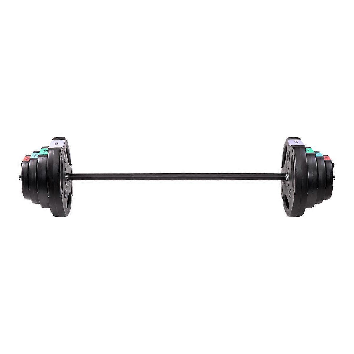 Adjustable barbell with composite plates, 42 kg