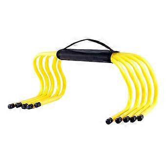 5 stuks Agility Training Hurdles Speed Hurdles Geel met draagbare handgreep