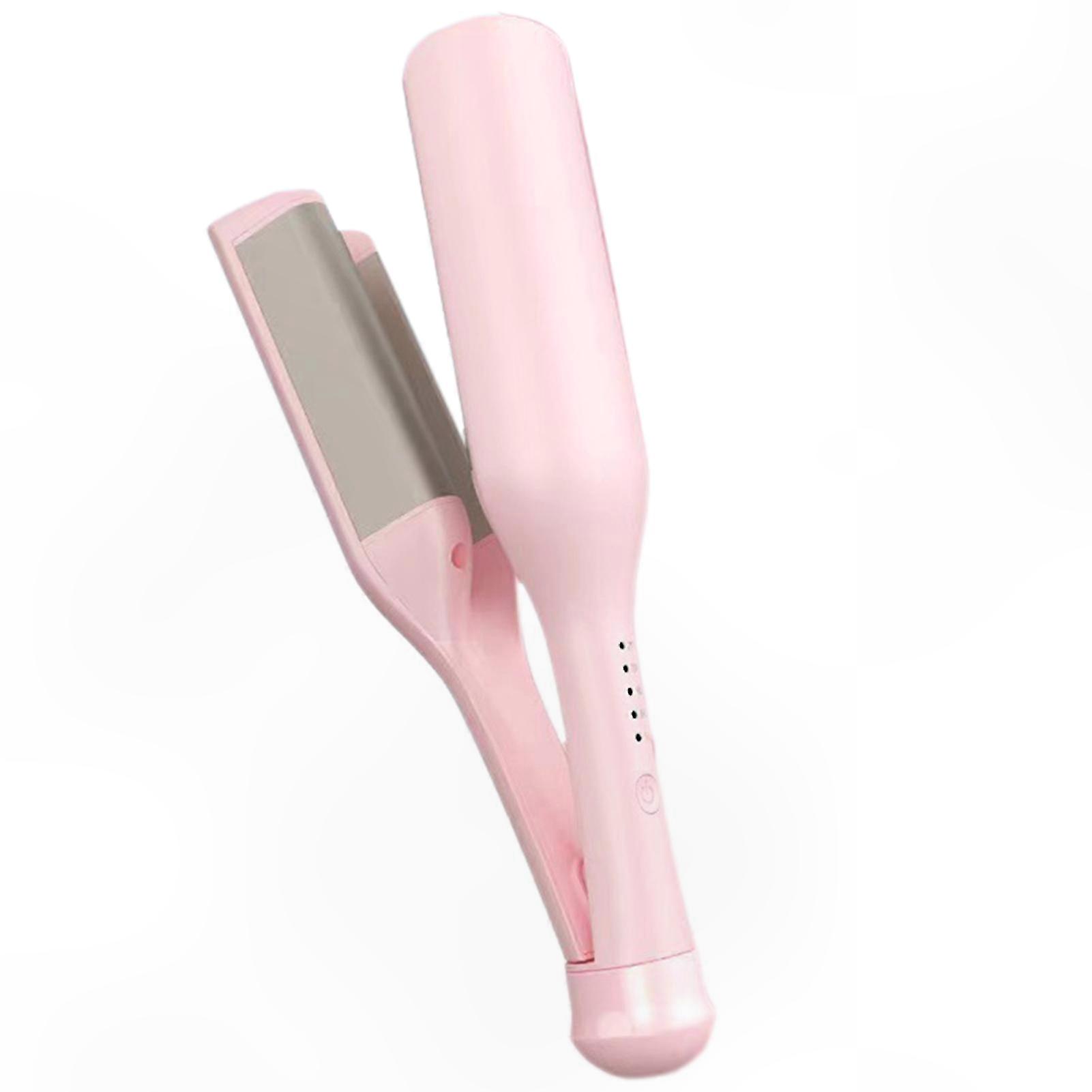 32mm Deep Wave Hair Curler with Anti-Scald Crimper and Adjustable Heat Settings for Styling