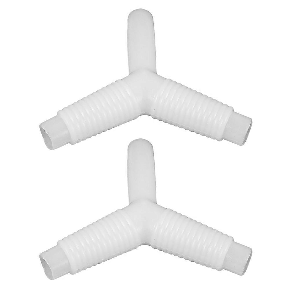 Sewer Hose Adapter Y-Shape Connector Silicone 8Pcs Easy Installation for Home